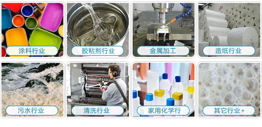 (圖:廣百陶氏DF-106消泡劑應用領域)